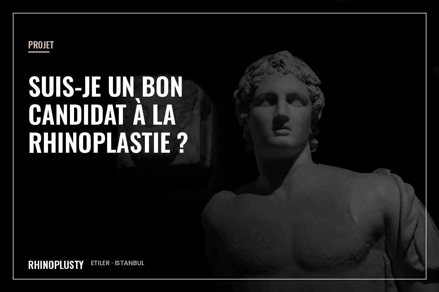 Consultation pour une rhinoplastie