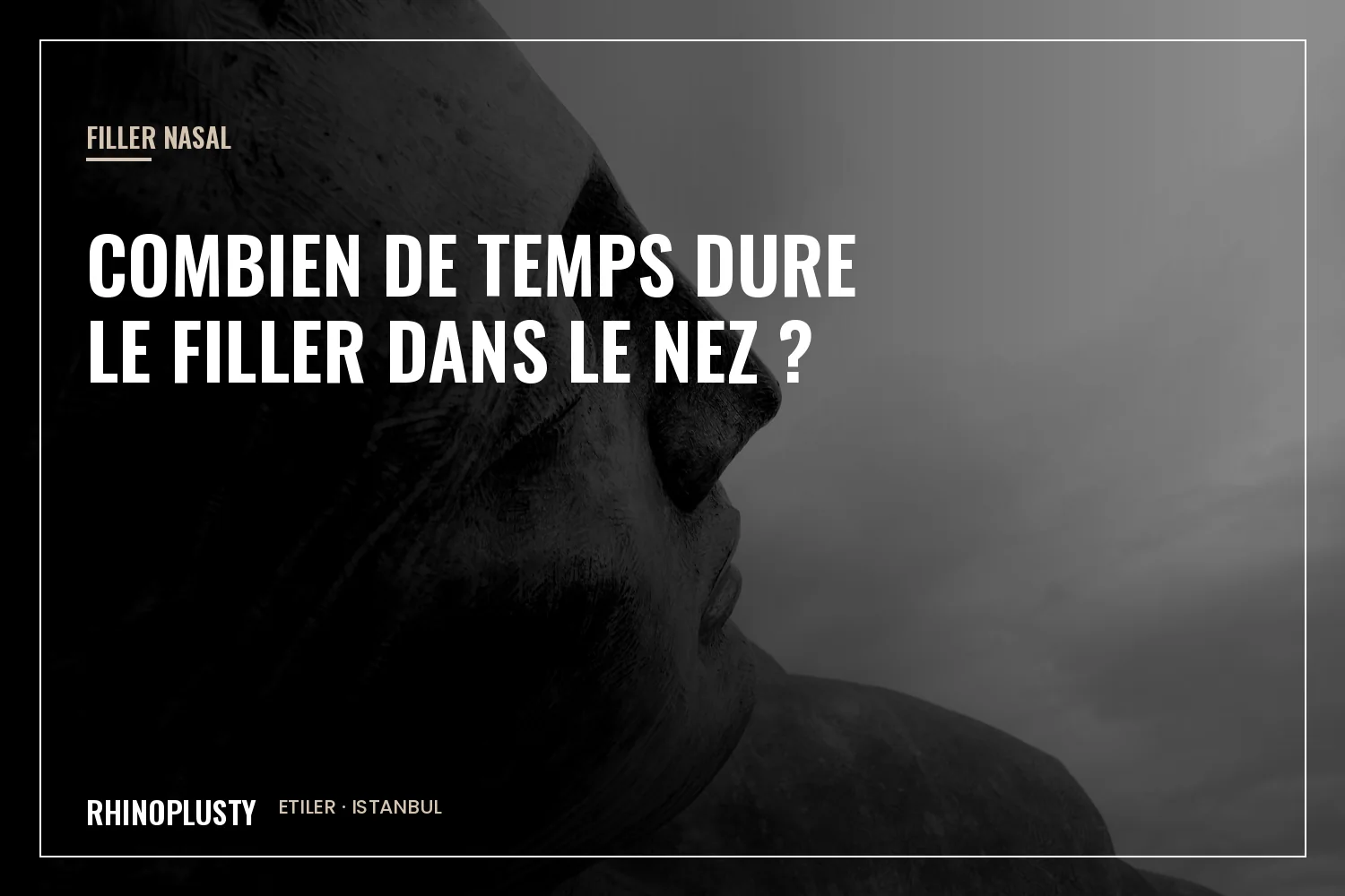 Consultation sur la durée et la dissolution du filler nasal
