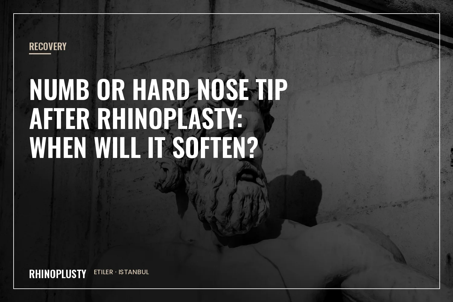Nose tip recovery after rhinoplasty